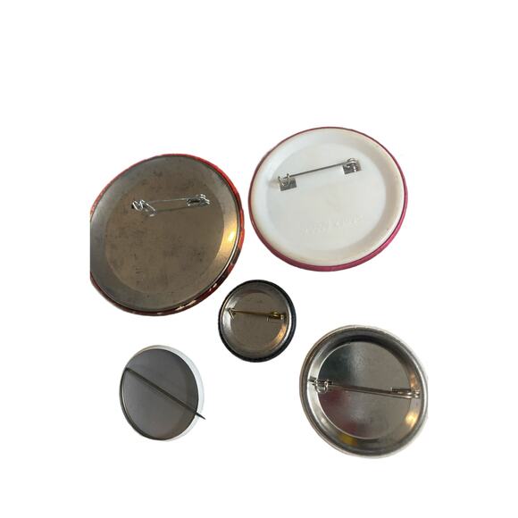 Wild Vintage Assorted Pinback Button Collection Set Of 10 - Picture 5 of 6